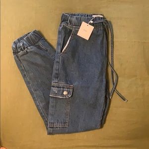 Adika Denim Cargo Pants (w/ tags!)